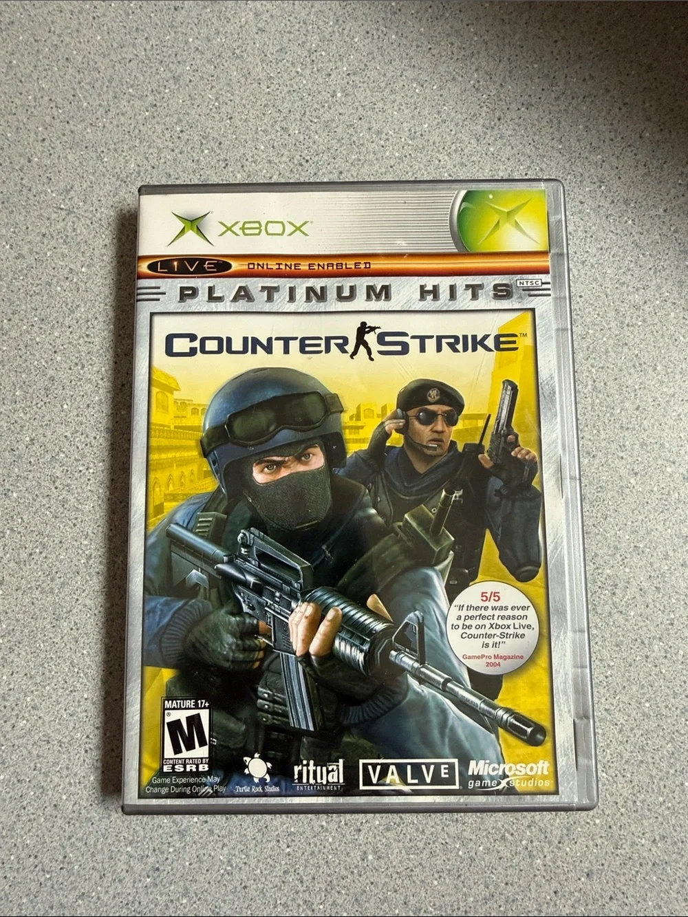 Xbox Counter Strike Platinum Hits Edition